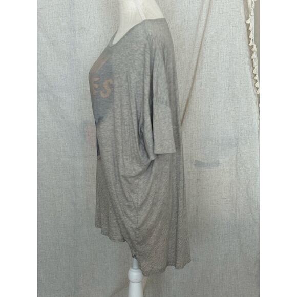 All Saints Grey Watch the Skies Cora Graphic T-Shirt Size M - Picture 4 of 7